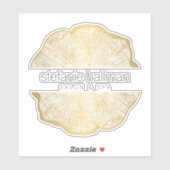Organic Beauty Gold Tree Rings Sticker (Vel)