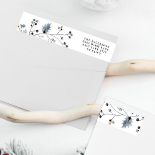 Organic Berry Kerstfeestay Return address