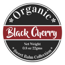 Organic Black Cherry Sweet Lip Balm Collectie