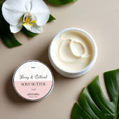 Organic Body Product Skincare Label