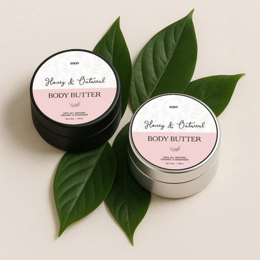 Organic Body Product Skincare Label