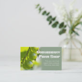 Organic Boerderij Products CC0209 Visitekaartje (Staand voorkant)