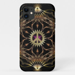Organic Bohemian Peace Flower Case-Mate iPhone Case
