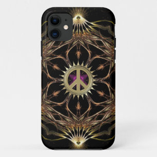 Organic Bohemian Peace Flower Case-Mate iPhone Case
