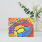 Organic Bold LifeScan Art Briefkaart (Staand voorkant)