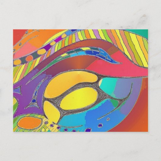 Organic Bold LifeScan Art Briefkaart (Voorkant)