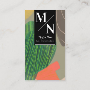 Organic Cactus Home Interior Designer Visitekaartje