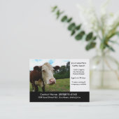 Organic Cattle Ranch of Butcher Visitekaartje (Staand voorkant)