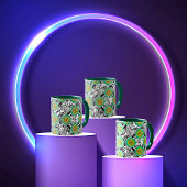 Organic Chaos Bold Pattern w/Green Certainty. Mok