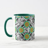 Organic Chaos Bold Pattern w/Green Certainty. Mok (Links)