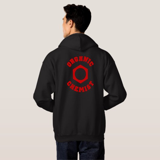 Organic Chemist Hoodie (backprint) (Achterkant volledig)