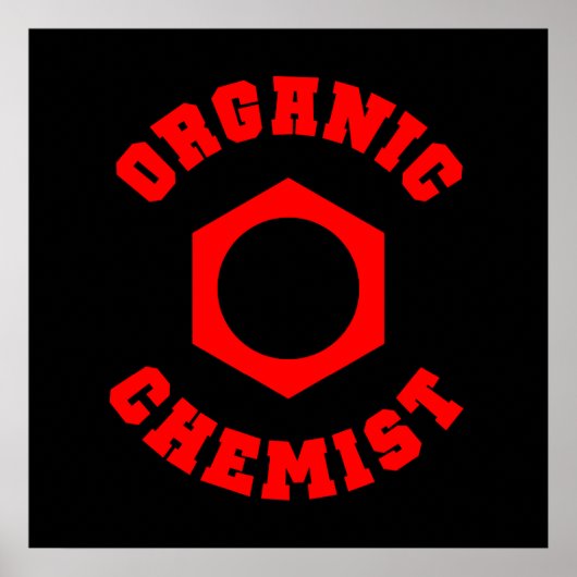 Organic Chemist Poster (Voorkant)