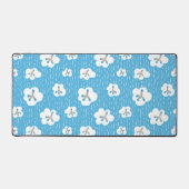 Organic Chemistry Blue Molecules Science Geek Bureaumat (Voorkant)