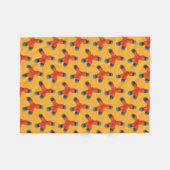 Organic Chemistry Geek Molecule Pattern Chemist Fleece Deken (Voorkant (Horizontaal))
