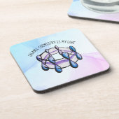 Organic Chemistry Love Molecule Student Teacher Bier Onderzetter (Linkerzijde)