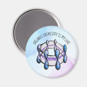 Organic Chemistry Love Molecule Student Teacher Magneet (Voorkant / Achterkant)
