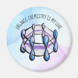Organic Chemistry Love Molecule Student Teacher Magneet