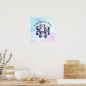 Organic Chemistry Love Molecule Student Teacher Poster (Keuken)