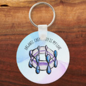 Organic Chemistry Love Molecule Student Teacher Sleutelhanger (Voorkant)