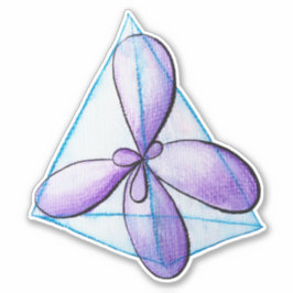Organic Chemistry Molecule Atomic Orbitals Science Sticker