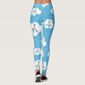Organic Chemistry Molecules Blue Science Geek Leggings (Achterkant)