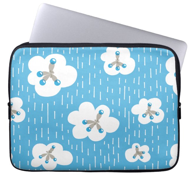Organic Chemistry Molecules Student Teacher Laptop Sleeve (Voorkant)