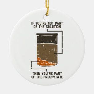 Organic Chemistry Science Teacher Funny Geek Keramisch Ornament