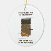 Organic Chemistry Science Teacher Funny Geek Keramisch Ornament (Links)