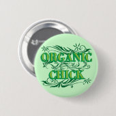 Organic Chick Ronde Button 5,7 Cm (Voorkant /achterkant)