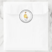 Organic Cinnamon Infused Honey Modern label (Tas)
