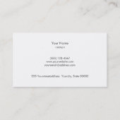 Organic Cleaning Services Green House Logo Visitekaartje (Achterkant)