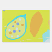 Organic design Wrapping Paper Flat Sheet Set of 3 (Voorkant 2)