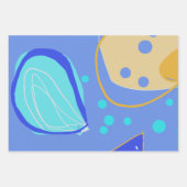 Organic design Wrapping Paper Flat Sheet Set of 3 (Voorkant 3)