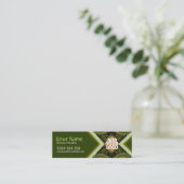 Organic Earth Art mini Visitekaartje (Staand voorkant)