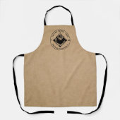 Organic Egg Boerderij Farmhouse Rustic Chicken Bus Schort (Voorkant)