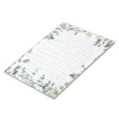 Organic Eucalyptus Waterverf Design 40 Pagina's Notitieblok (Schuin)