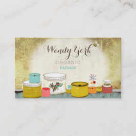 Organic Facials Afsprakenkaartje