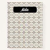 Organic Florals in Soothing Earth Tones Notitieboek (Voorkant)