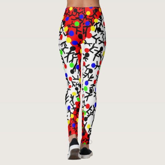 Organic Flow Art Leggings (Achterkant)