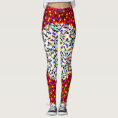 Organic Flow Art Leggings (Voorkant)