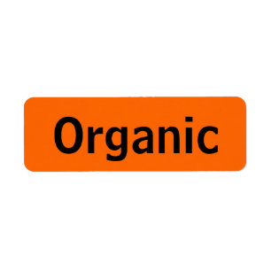Organic Food Labels Oranje