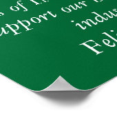 Organic Foods tegen Verwerkte voedingsmiddelen Poster (Hoek)