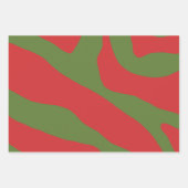 Organic Forms Modern Abstract minimalist Kerstmis Inpakpapier Vel (Voorkant 3)