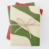 Organic Forms Modern Abstract minimalist Kerstmis Inpakpapier Vel (In situ)