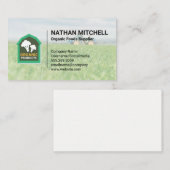 Organic Fresh / Boerderij en Tractor Visitekaartje (Voorkant / Achterkant)