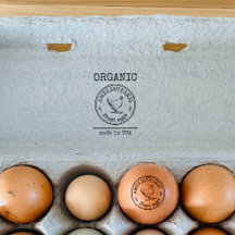 Organic Fresh Eggs Business Logo Custom