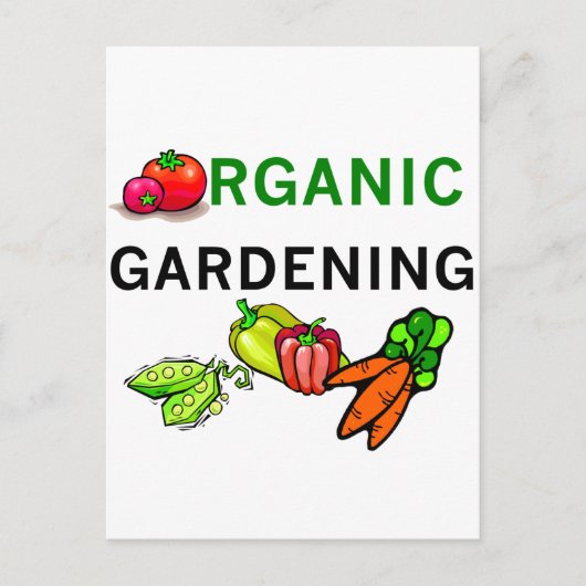 Organic Gardening T-shirts en Gifts Briefkaart (Voorkant)