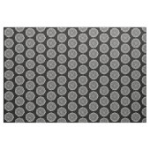 Organic Geometry 024 - White on Black Stof (Yard (91,4 cm))