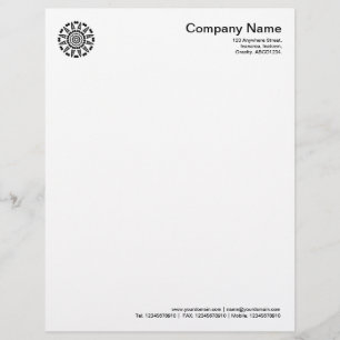 Organic Geometry 08 Gepersonaliseerd Briefhoofd