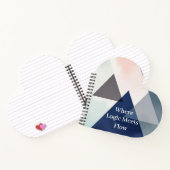 Organic Geometry Fusion | Watercolour Notitieboek (Binnen)